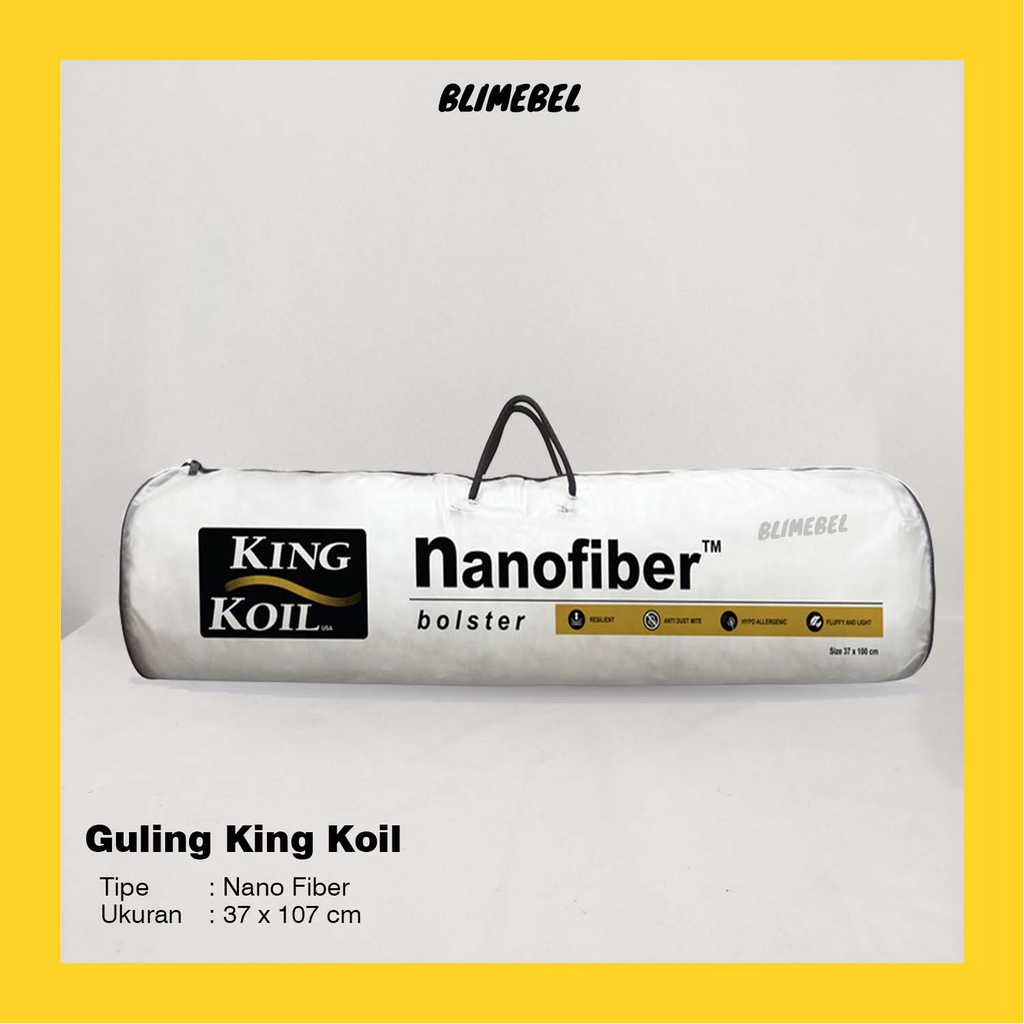 Jual [DISTRIBUTOR RESMI] King Koil Nano Fiber Bolster / Guling Kingkoil