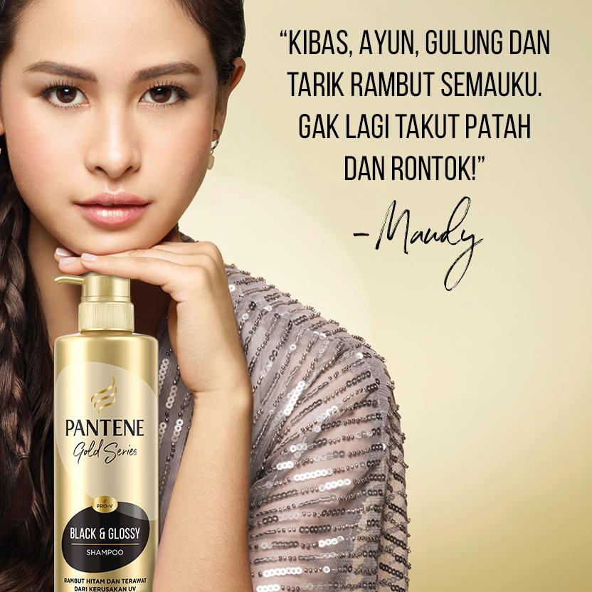 ➦ Pantene Pro-V Gold Series Black & Glossy Shampoo 450 ml + Kondisioner 320 ml ♥