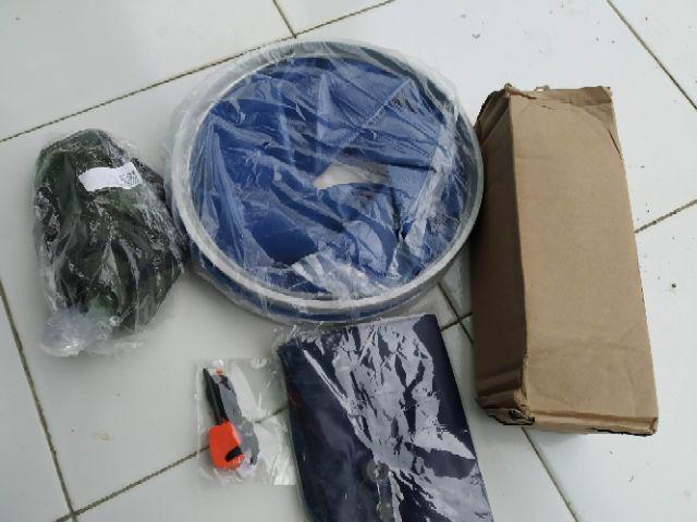 Ember Lipat 11 Liter Folding Bucket Fishing Cuci Mobil Camping