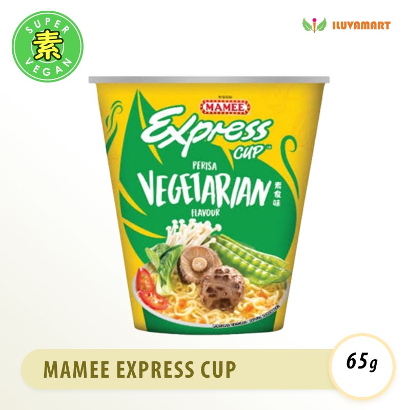 

Mamee Express Cup Perisa Vegetarian 65gr Mie Cup Mi Gelas Vege Seduh Instant
