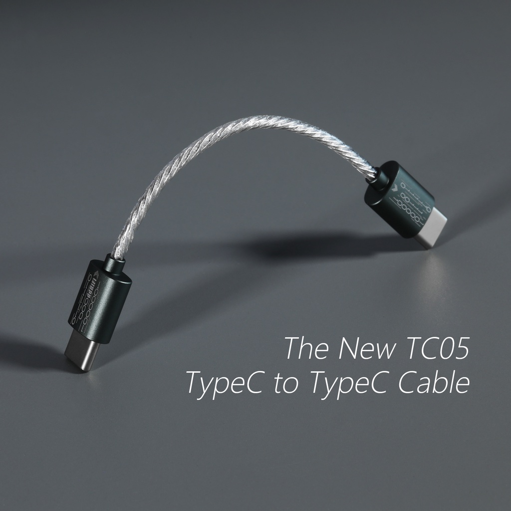 DD ddHiFi All-New Upgraded TC05 TypeC to TypeC Data Cable, Connect USB-C Decoders /Music Players with Smartphones/Computer