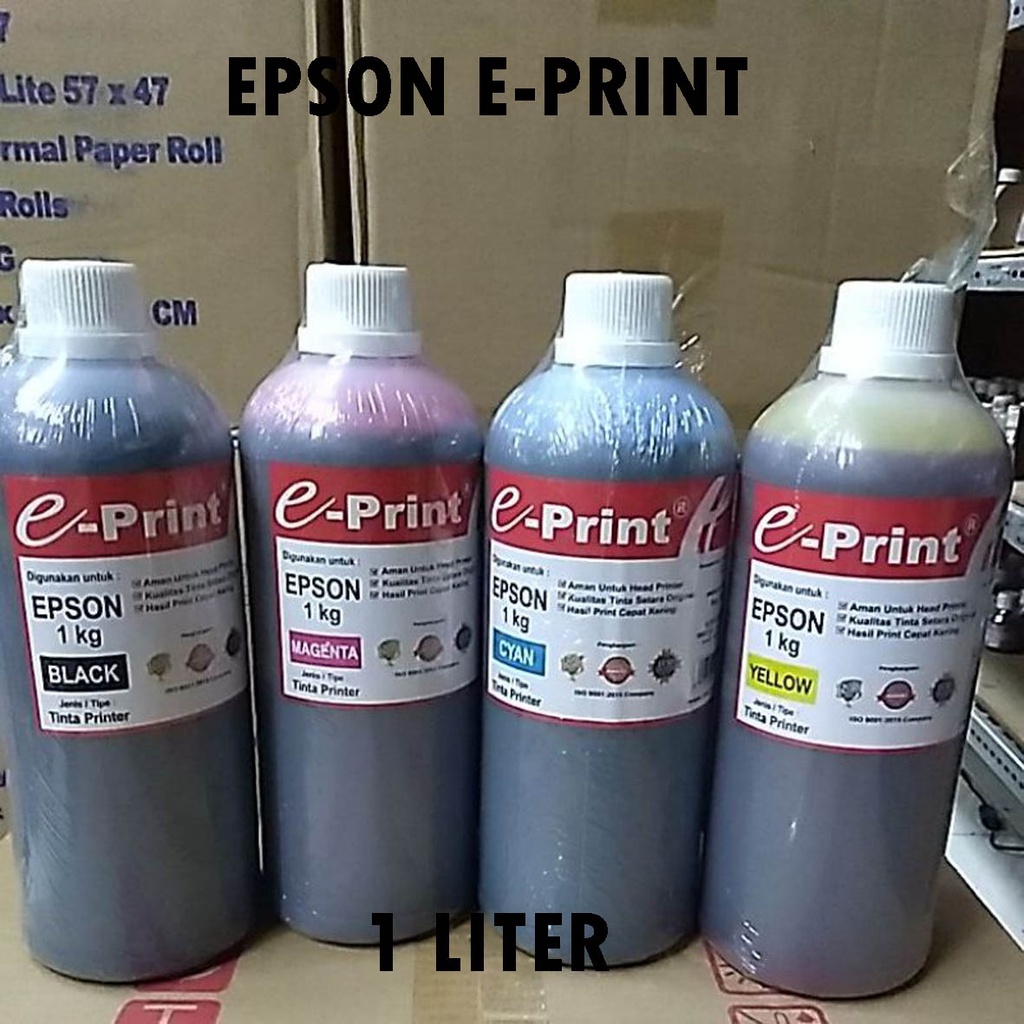 TINTA EPSON MERK E-PRINT TINTA REFIL EPSON EPRINT E PRINT TINTA ISI ULANG 1 LITER