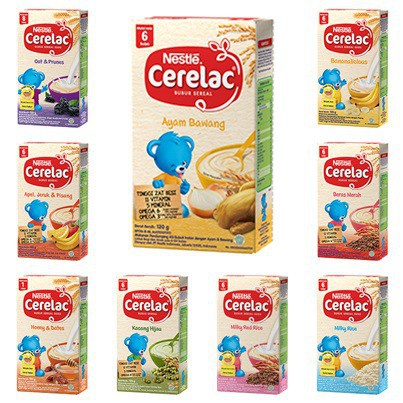 NESTLE CERELAC BUBUR SEREAL  all variant