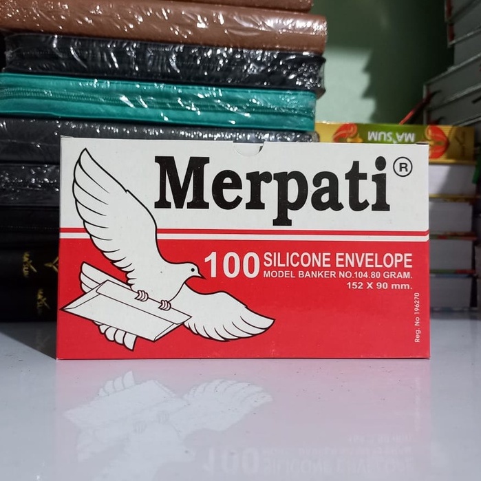 Amplop MERPATI Silicone 104 Tanggung 80gsm 100 pcs