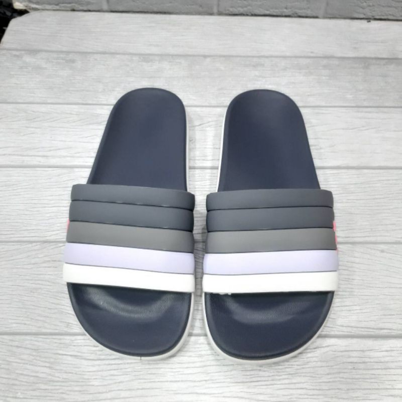 sandal pria dan sandal wanita slip on adidas putih fashion casual