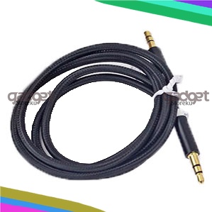 HiFi Gold Plated Kabel Audio AUX Nylon Audio Beats 3.5 mm to 3.5 mm