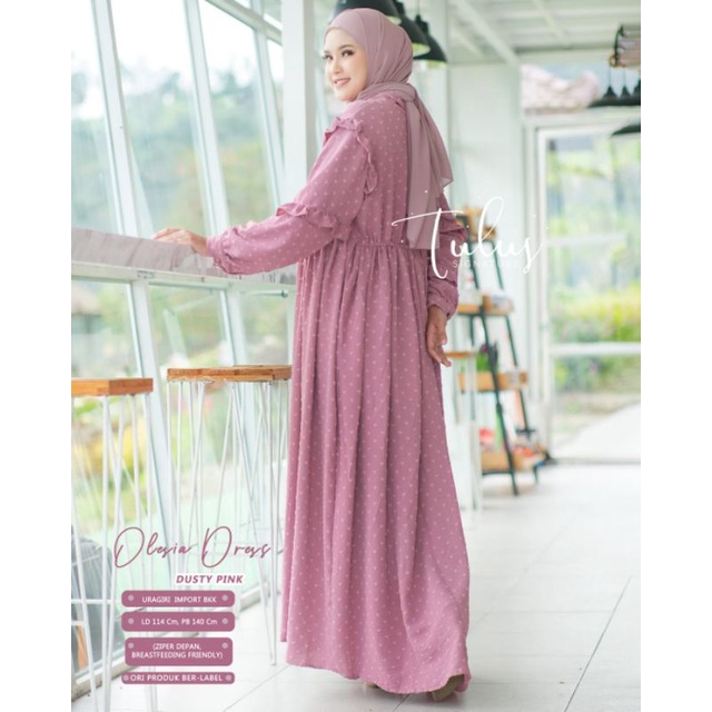 OLESIA DRESS BY TULUS SIGNATURE (DRESS MUSLIMAH) Dress wanita super rekomended