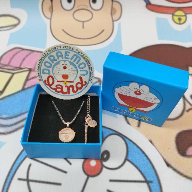  Kalung  Doraemon  Kalung  Titanium Kalung  Fashion 