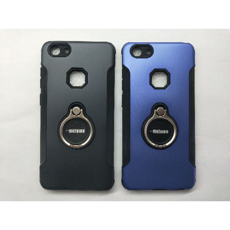 HARD CASE VIVO V7 casing silikon kondom motomo plus ring cincin  penyangga Hradcase
