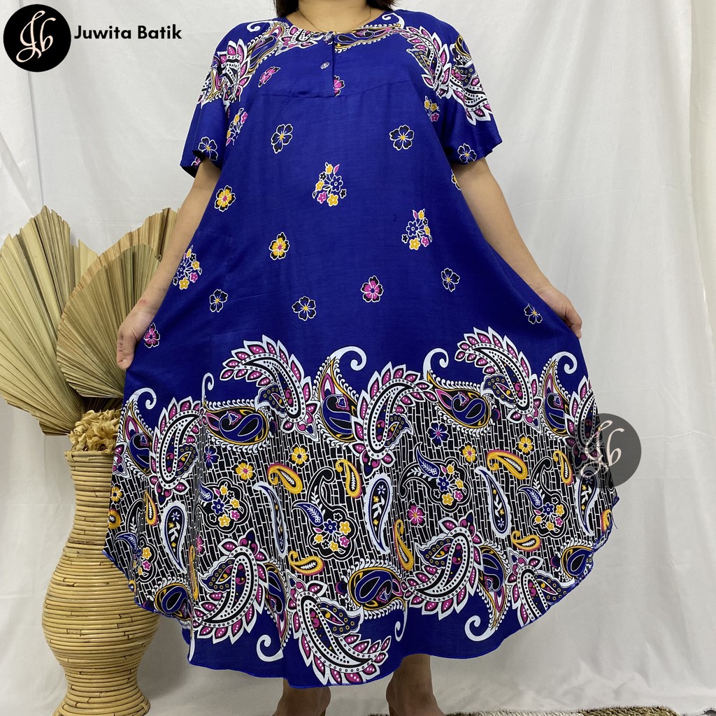 Juwita Batik - Daster Payung Jumbo LD 130 3XL Busui Daster Kekinian Super Jumbo Murah Terbaru