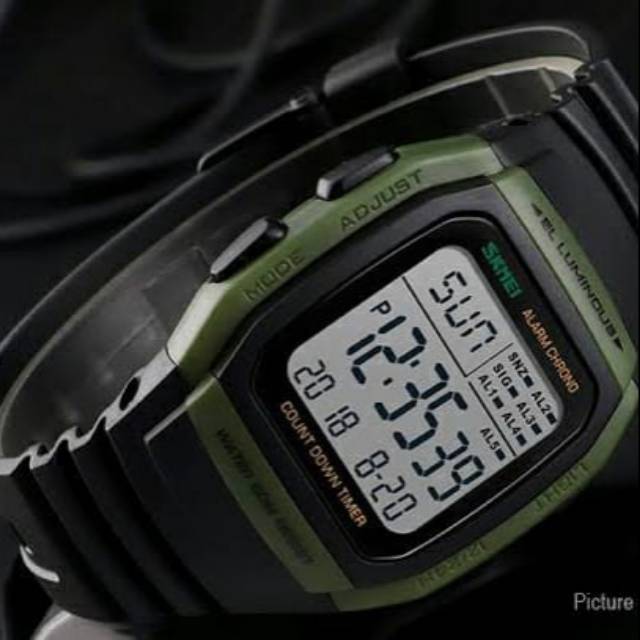Jam Tangan Pria /Merk Skmei 1278 Original Baterai Free Box