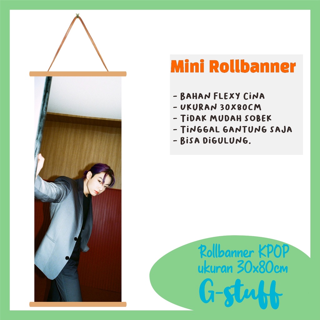 MINI ROLL BANNER BTS JUNGKOOK BUTTER