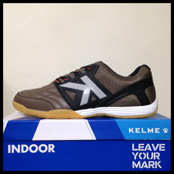 Best Seller Sepatu Futsal Kelme Subito Camel 55783-43 Original Bnib