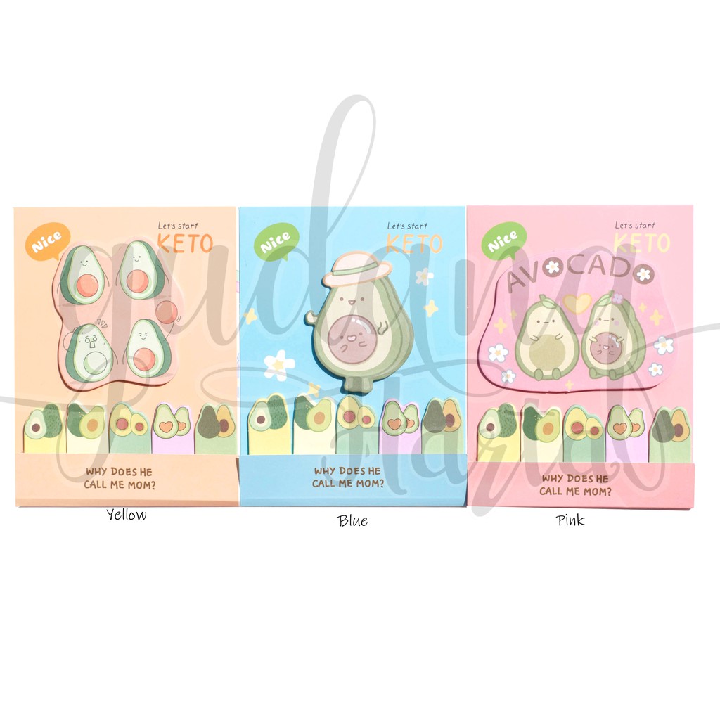 

Sticky Notes Avocado Keto Notes Buah Alpukat Agenda Memo Lucu DIY Scrapbook GH 301505