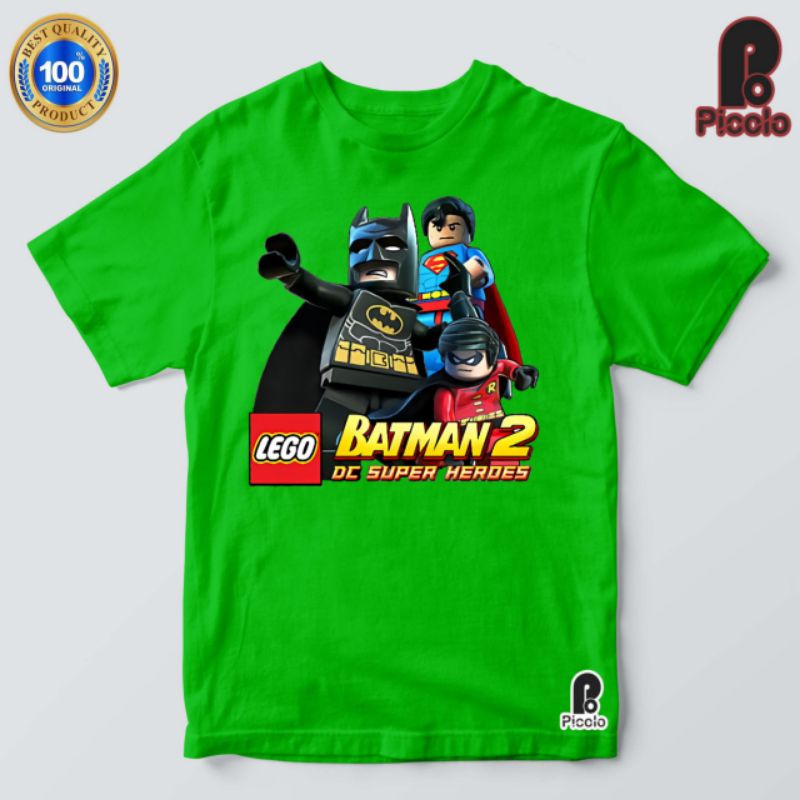 baju kaos anak lego karakter batmen bahan premium