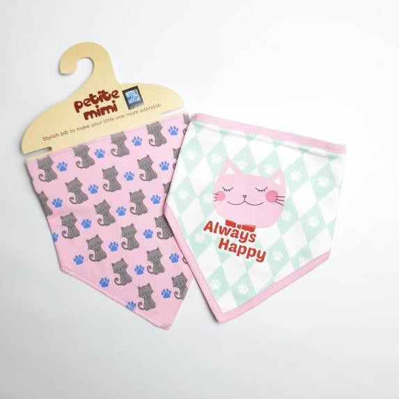 Petite Mimi Bib 2in1 2Pcs Random