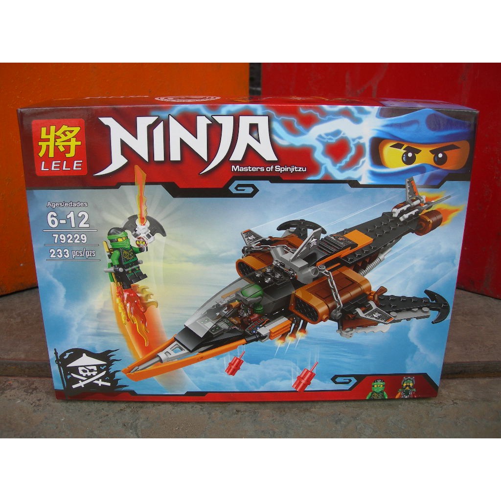 lego lele 79229 ninja pesawat