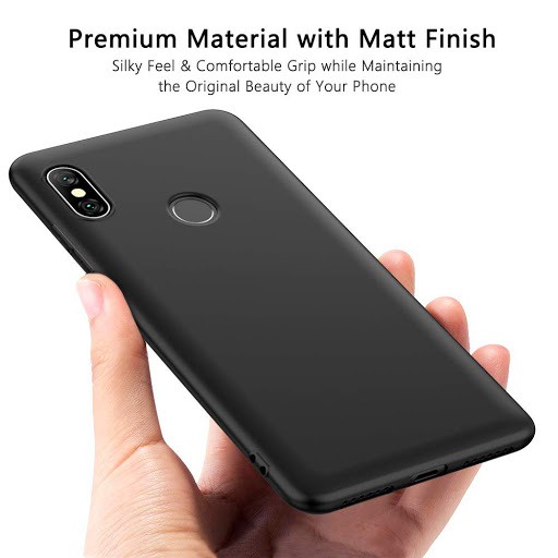 Case Black Matte Vivo Y91c Y93 Y95 Y11 V15 V11 Pro V9 V7 Plus S1 S1 Pro Z1 Pro Softcase Jedel Silicone Slim Back Cover HP Aksesoris Handphone HP OCEANMART OCEAN MART Murah Grosir