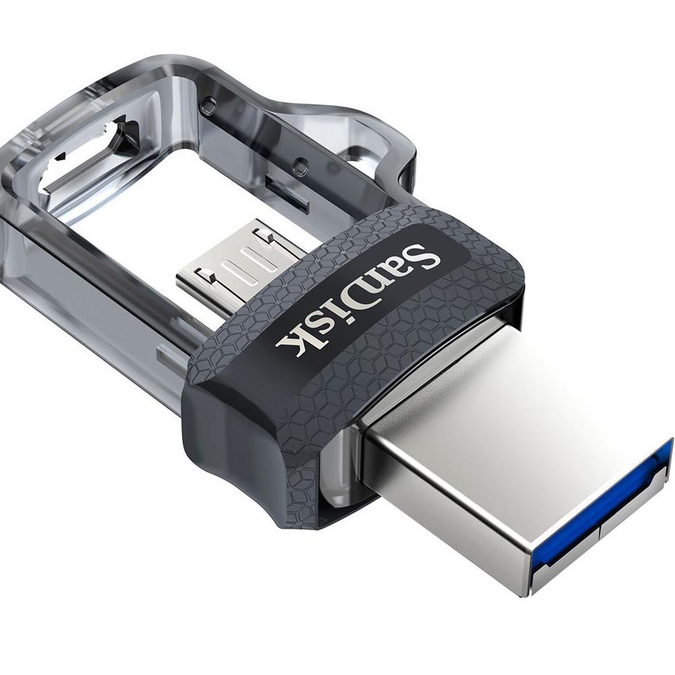 (Z7Y5) SanDisk Dual OTG 16/32/64/128GB USB Flash Disk OTG 150M/S USB 3.0 Super Dual Drive //Produk@t