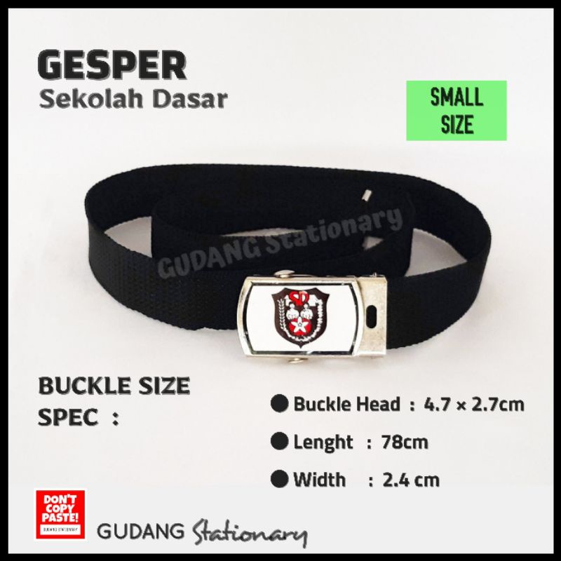 Gesper Seragam SD Kecil