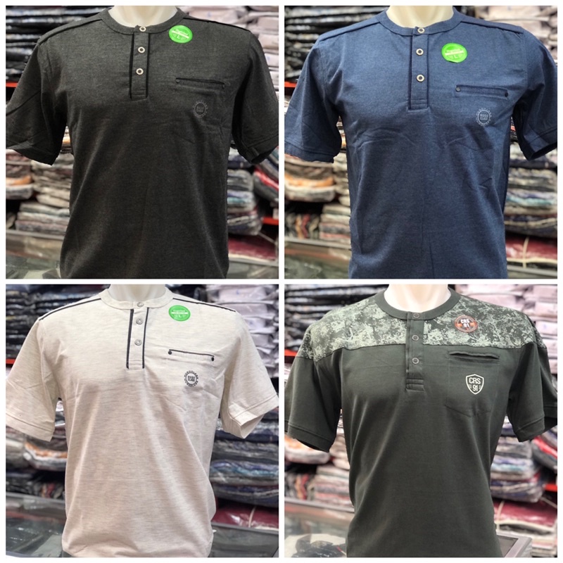 Kaos Katun CRS dan Hugo Class Lengan Pendek Pria Original Premium Quality