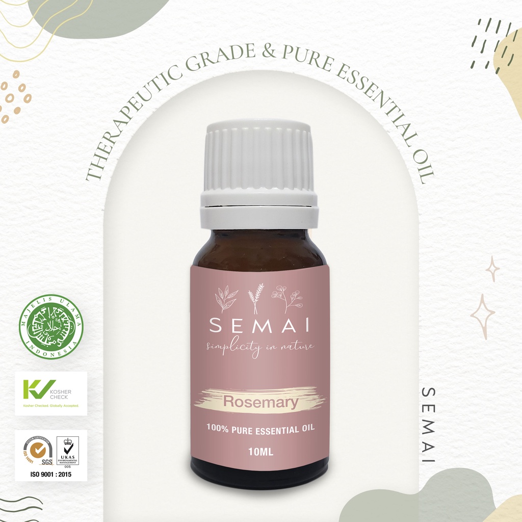 SEMAI Rosemary Essential Oil Aromatherapy Minyak Atsiri