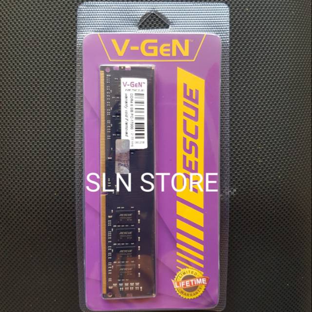 RAM DDR4 8GB 2133 Mhz PC-17000 V-GeN Rescue RAM PC Vgen