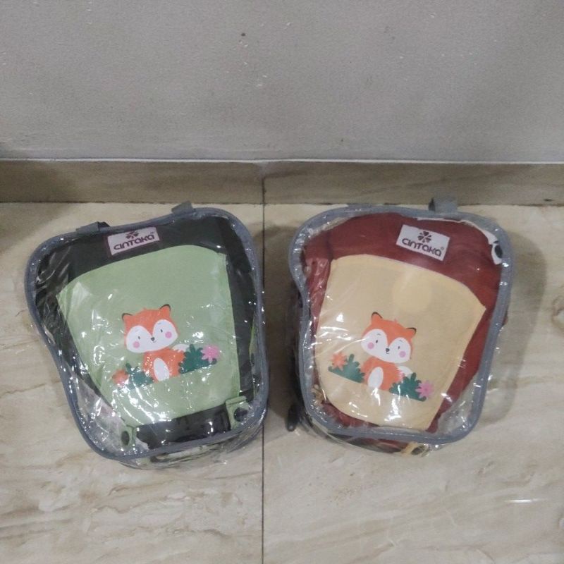 Chintaka CBG2831 Gendongan Hipseat bayi 6posisi + saku seri fox