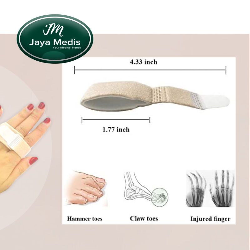 Perban Korektor Pemisah Jari Kaki hallux valgus 1pcs