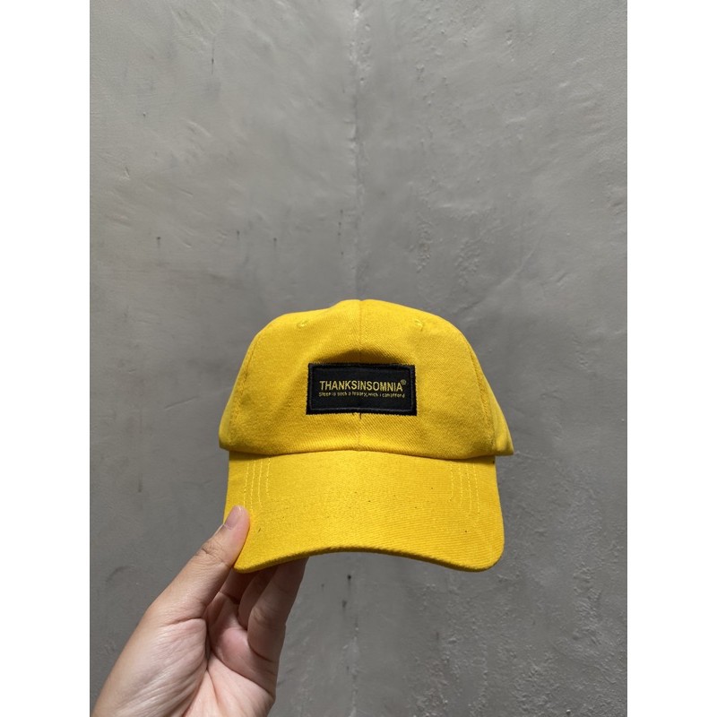 Polo Cap Hat Thanksinsomnia / Topi Casual Thanksinsomnia Pria Wanita Remaja Hingga Dewasa