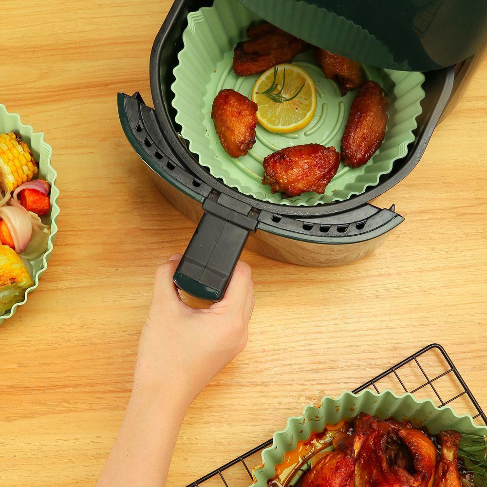 Suyo Keranjang AirFryer Pizza Bahan Silikon Reusable