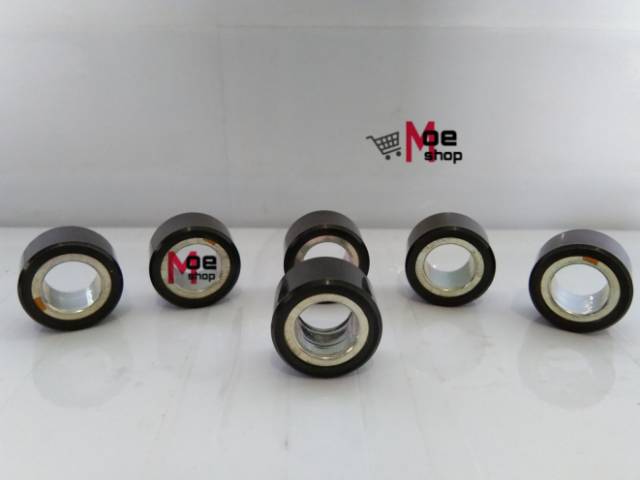 Roller Mio M3 / Xeon Asli Original Yamaha Weight Set 6pcs 2PH-WE763-00 Batu Timbangan Ori Orisinil