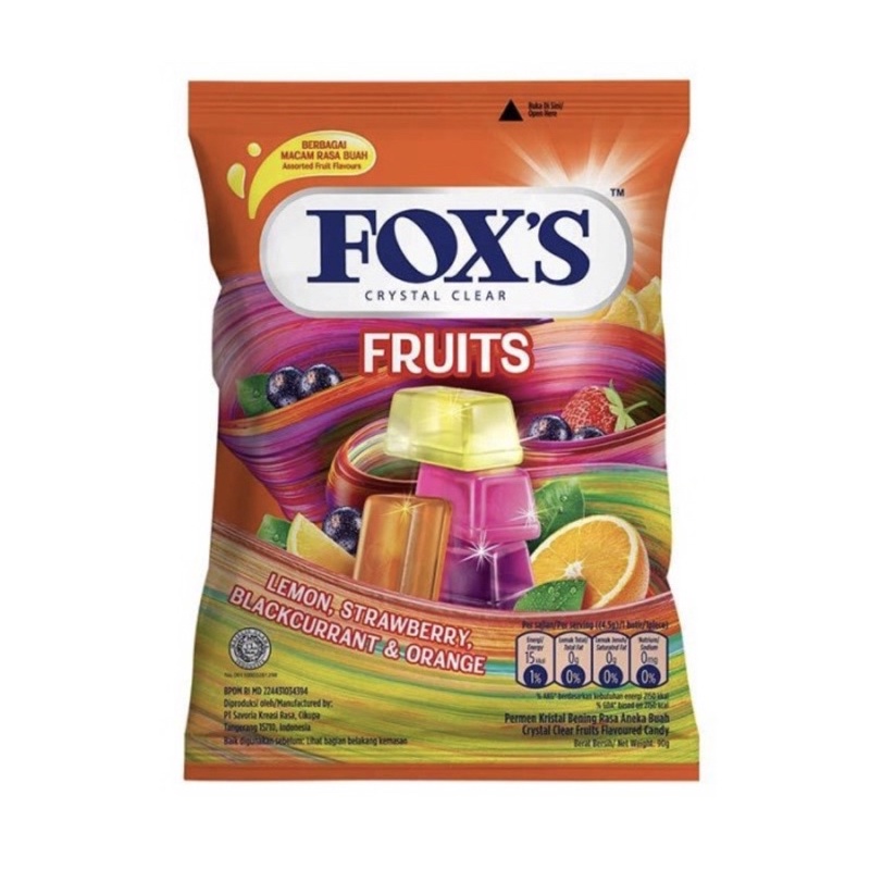 

FOX'S PERMEN RASA BUAH 90 GR