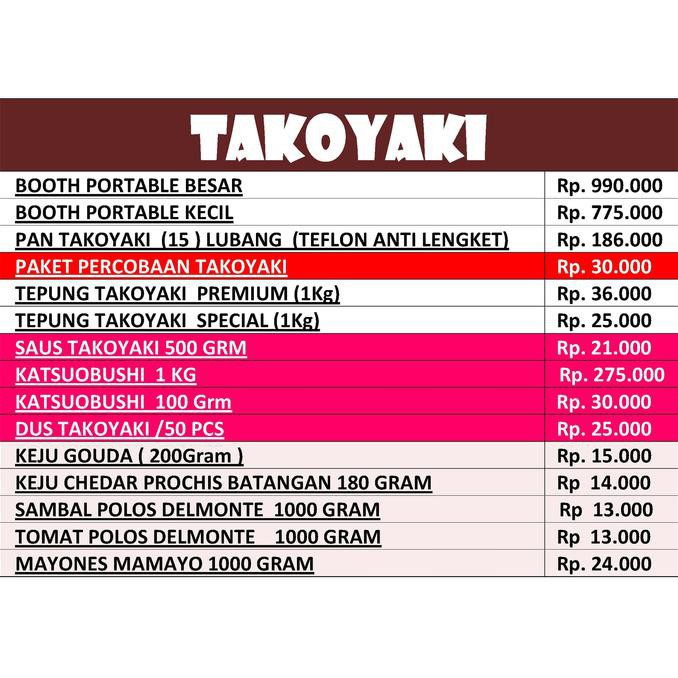 

As4711 Paket Coba-Coba Takoyaki - Paket Percobaan Takoyaki -Paket Takoyaki Sa1Z