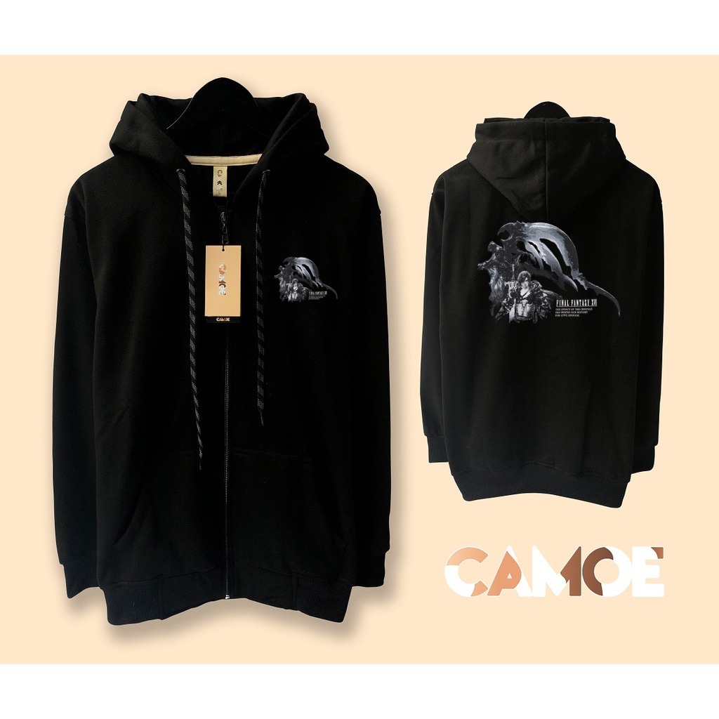 Jaket Hoodie Zipper Final Fantasy XVI 35th Anniversary
