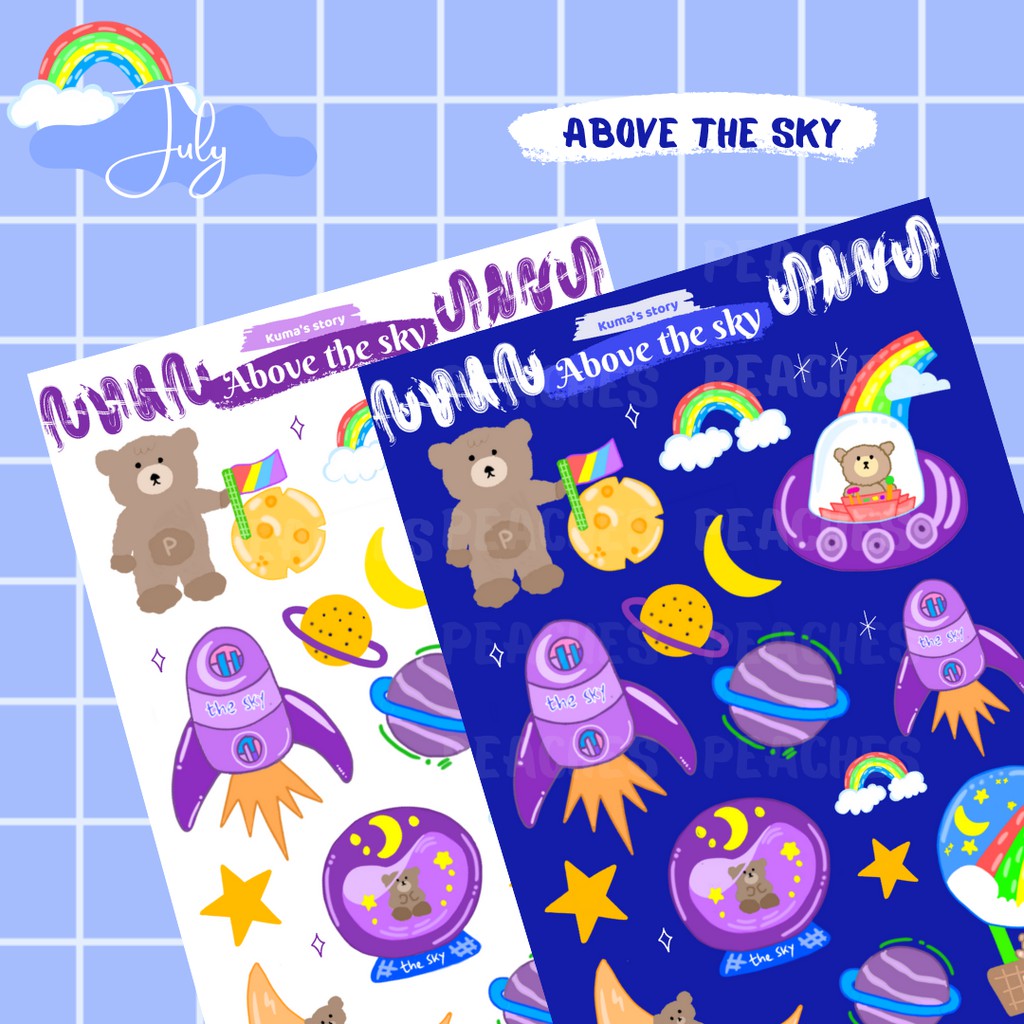 

[PCH] Kuma's Story : Above The Sky Transparan Sticker