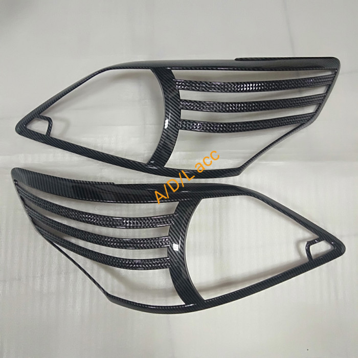 garnis GARNISH cover lampu depan TOYOTA grand INOVA innova barong carbon 2013 2014 2015