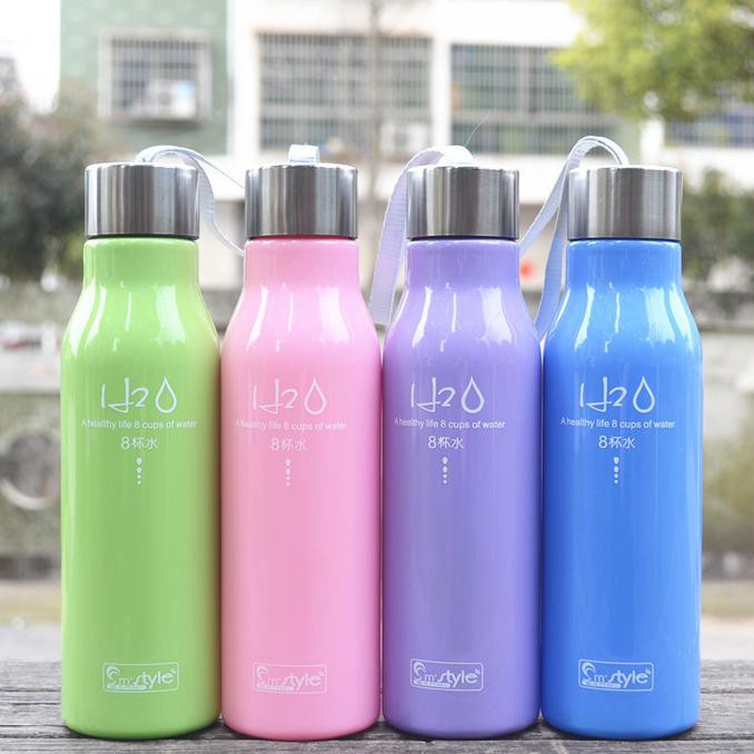 Botol Minum H2O A Healthy Life Unbreakable Bottle 600Ml - Sm-8229