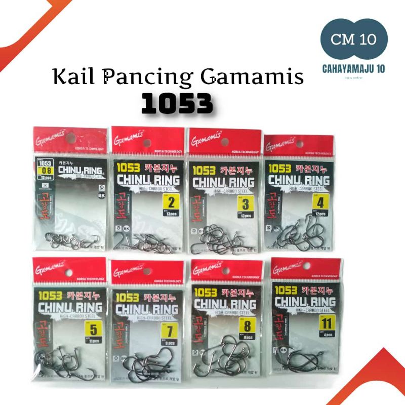 Kail Pancing Gamamis Chinu 1053 - Mata Kail Chinu Ring High Carbon Steel