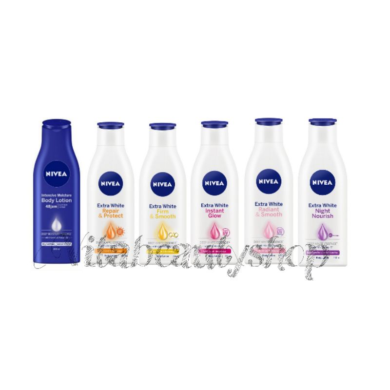 Nivea Body Lotion 200ml Siang + Malam/Handbody
