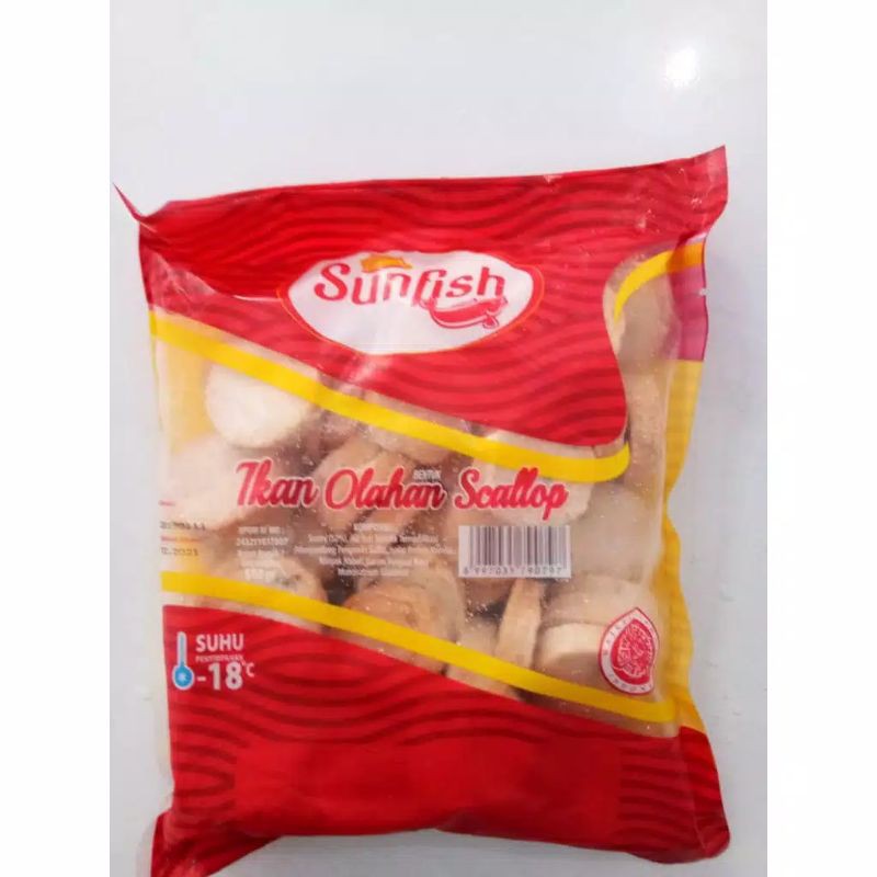 

Sunfish ikan olahan scalop 500gr