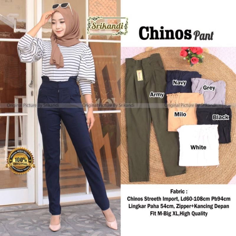 Celana kerja wanita premium / Chinos pant by srikandi / celana chinos wanita premium