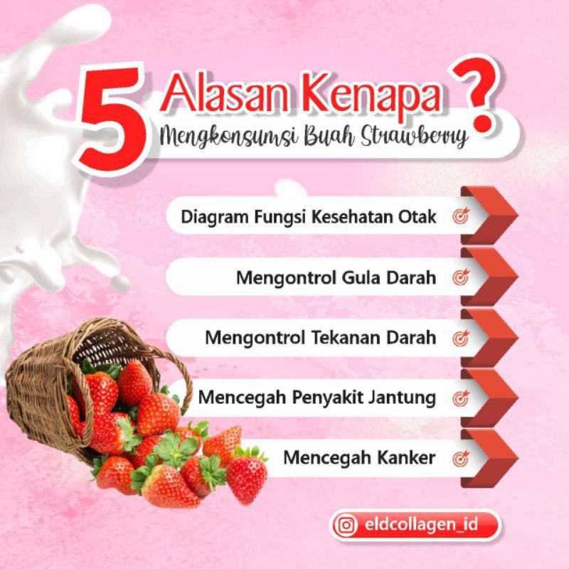 ELD COLLAGEN DRINK BPOM 60GRAM(COLLAGEN PEMUTIH & PELANGSING BADAN)