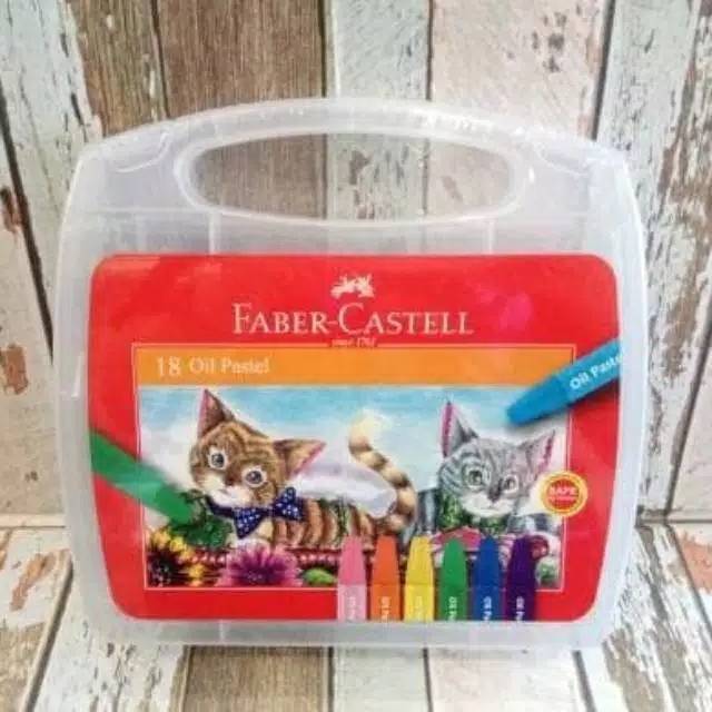 

Crayon Faber Castell 18 warna oil pastel