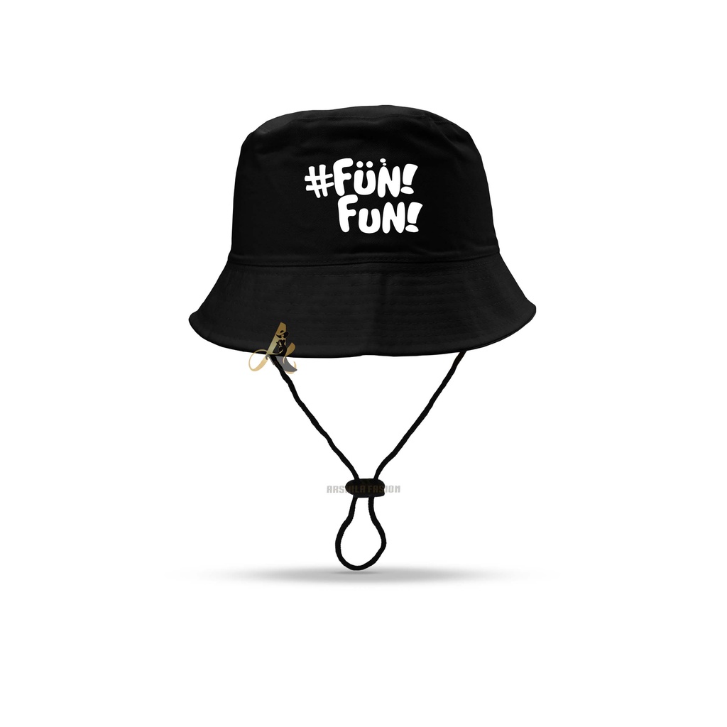 Topi Bucket Anak Laki-laki Perempuan umur 2-8 tahun SABLON FUN FUN