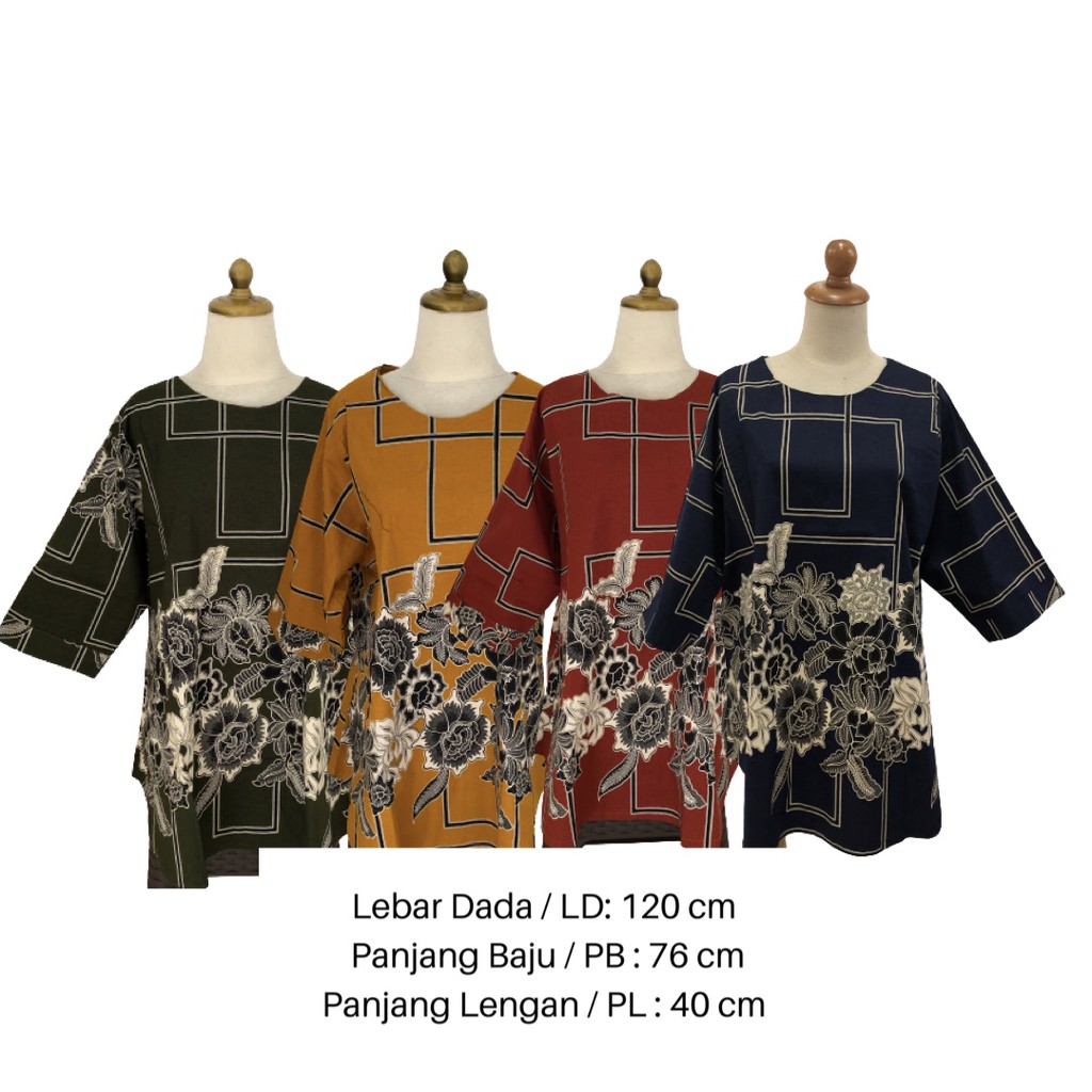 Atasan batik JUMBO modern BIG SIZE