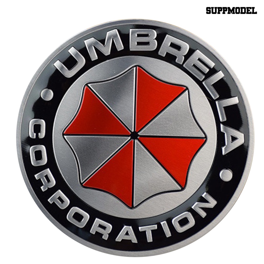 Sl Stiker Badge Umbrella Corporation 3D Aluminum Untuk Bagasi Mobil