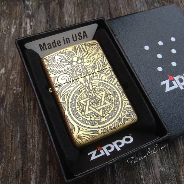 Korek Api Zippo Guardian Angel Kw Super Copy Grade Ori