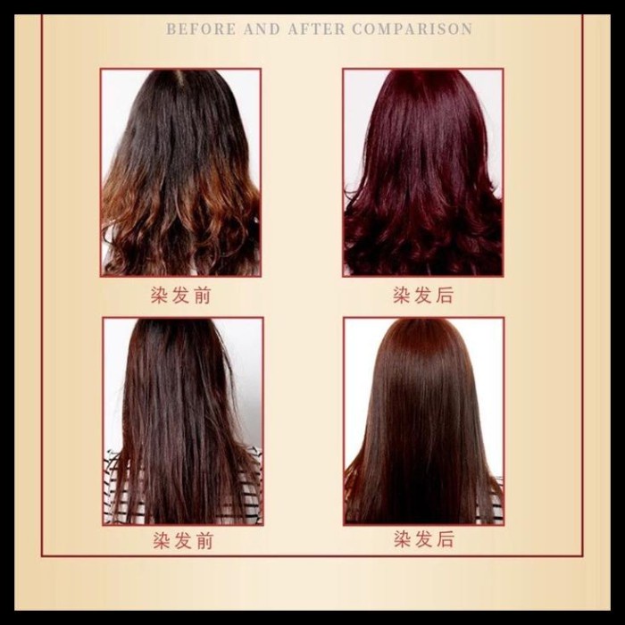 semir rambut original mokeru shampoo semir herbal / shampoo warna cat