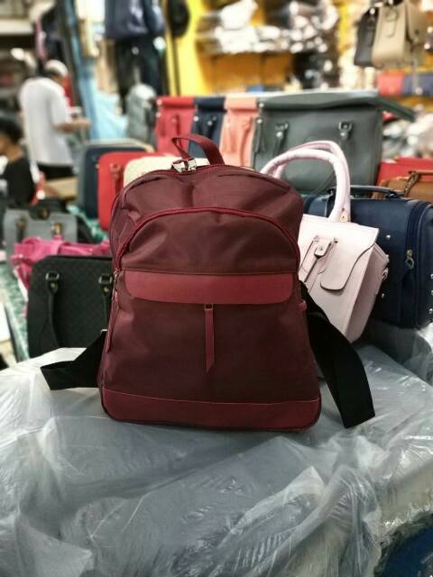 Backpack Trikora tas ransel wanita fashion mewah harga murah tas lokal batam